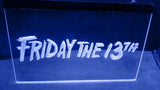 Friday The 13th (2) LED Neon Sign Electrical - Blue - TheLedHeroes