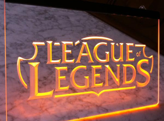 League of Legends (2) LED Sign - Orange - TheLedHeroes