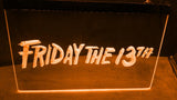 Friday The 13th (2) LED Neon Sign Electrical - Orange - TheLedHeroes