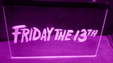 Friday The 13th (2) LED Neon Sign Electrical - Purple - TheLedHeroes