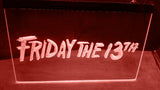 Friday The 13th (2) LED Neon Sign Electrical - Red - TheLedHeroes