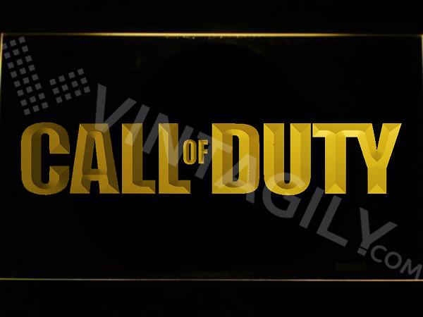 Call Of Duty LED Neon Sign Electrical - Yellow - TheLedHeroes