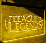 League of Legends (2) LED Sign - Yellow - TheLedHeroes