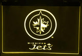 Winnipeg Jets LED Neon Sign USB - Yellow - TheLedHeroes