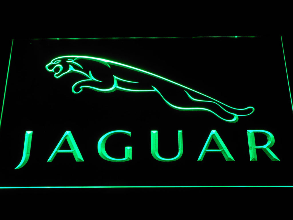 Jaguar LED Neon Sign Electrical - Green - TheLedHeroes