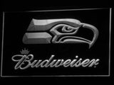 Seattle Seahawks Budweiser LED Neon Sign Electrical - White - TheLedHeroes