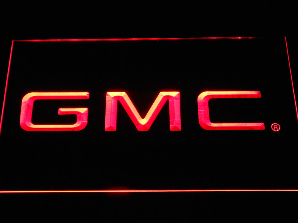 FREE GMC LED Sign - Red - TheLedHeroes