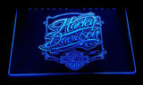 Harley Davidson 9 LED Neon Sign Electrical - Blue - TheLedHeroes