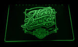 Harley Davidson 9 LED Sign - Green - TheLedHeroes