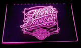 Harley Davidson 9 LED Neon Sign Electrical - Purple - TheLedHeroes