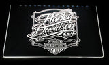 FREE Harley Davidson 9 LED Sign - White - TheLedHeroes