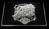 Harley Davidson 9 LED Sign - White - TheLedHeroes