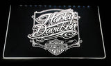 Harley Davidson 9 LED Neon Sign Electrical - White - TheLedHeroes