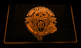 FREE Harley Davidson 10 LED Sign - Orange - TheLedHeroes
