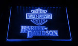 Harley Davidson 11 LED Neon Sign Electrical - Blue - TheLedHeroes