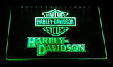 Harley Davidson 11 LED Sign - Green - TheLedHeroes