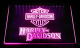 Harley Davidson 11 LED Sign - Purple - TheLedHeroes