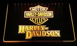 Harley Davidson 11 LED Neon Sign Electrical - Yellow - TheLedHeroes
