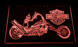 Harley Davidson 12 LED Sign - Red - TheLedHeroes