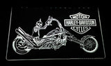 Harley Davidson 12 LED Sign - White - TheLedHeroes