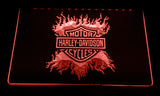 FREE Harley Davidson 13 LED Sign - Red - TheLedHeroes