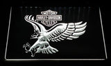 Harley Davidson 15 LED Neon Sign USB - White - TheLedHeroes