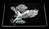 Harley Davidson 15 LED Sign - White - TheLedHeroes