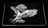 FREE Harley Davidson 15 LED Sign - White - TheLedHeroes