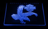 Harley Davidson 16 LED Neon Sign USB - Blue - TheLedHeroes