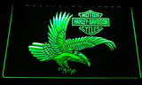 FREE Harley Davidson 16 LED Sign - Green - TheLedHeroes