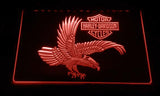 Harley Davidson 16 LED Neon Sign USB - Red - TheLedHeroes