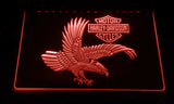 FREE Harley Davidson 16 LED Sign - Red - TheLedHeroes