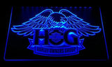 Harley Davidson Owners Group LED Neon Sign USB - Blue - TheLedHeroes