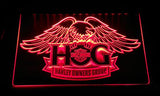 FREE Harley Davidson Owners Group LED Sign - Red - TheLedHeroes