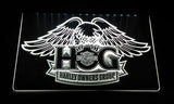 Harley Davidson Owners Group LED Neon Sign Electrical - White - TheLedHeroes