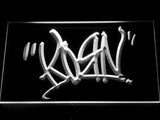 Korn (2) LED Neon Sign USB - White - TheLedHeroes