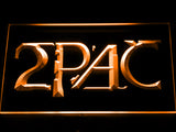 FREE Tupac Shakur LED Sign - Orange - TheLedHeroes