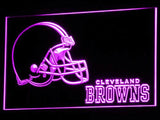 Cleveland Browns (2) LED Neon Sign USB - Purple - TheLedHeroes