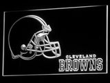 Cleveland Browns (2) LED Neon Sign USB - White - TheLedHeroes