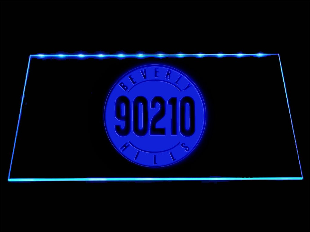 Beverly Hills 90210 LED Neon Sign Electrical - Blue - TheLedHeroes