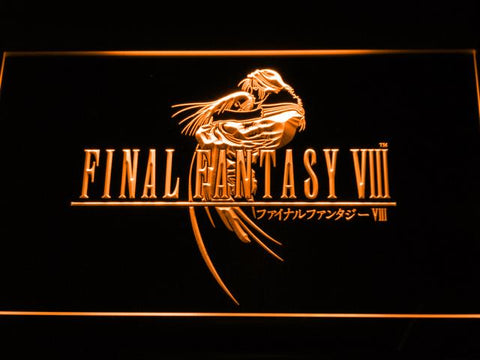 Final Fantasy VIII LED Neon Sign Electrical - Orange - TheLedHeroes