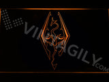 Skyrim Logo LED Sign - Orange - TheLedHeroes
