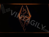 Skyrim Logo LED Neon Sign Electrical - Orange - TheLedHeroes