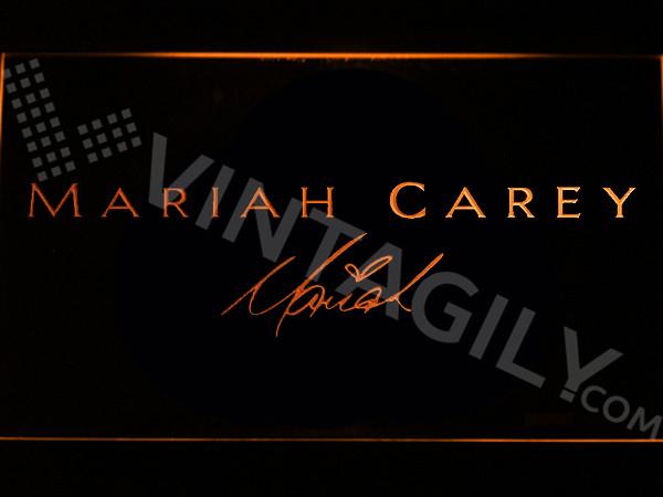 Mariah Carey LED Neon Sign USB - Orange - TheLedHeroes