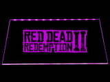 Red Dead Redemption 2 LED Neon Sign Electrical - Purple - TheLedHeroes