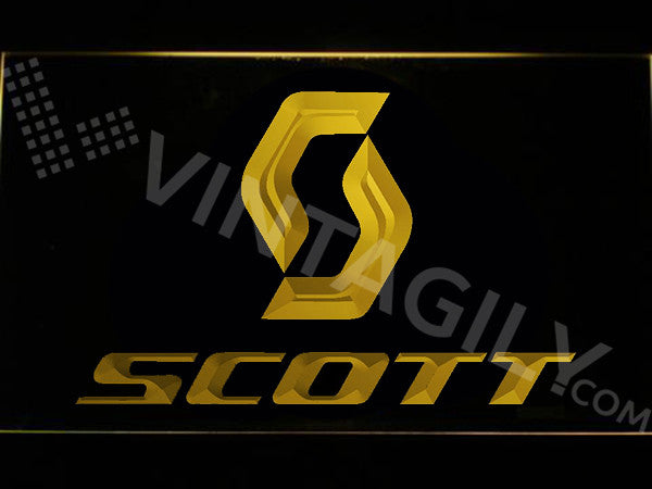 Scott LED Sign - Yellow - TheLedHeroes