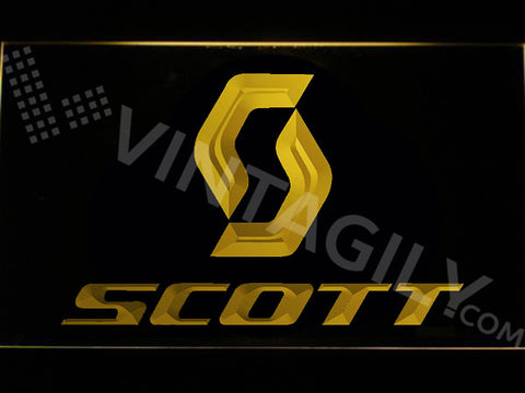 FREE Scott LED Sign - Yellow - TheLedHeroes