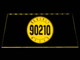 Beverly Hills 90210 LED Neon Sign USB - Yellow - TheLedHeroes
