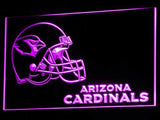 Arizona Cardinals (2) LED Neon Sign USB - Purple - TheLedHeroes