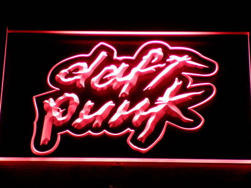 Daft Punk Discovery LED Sign - Red - TheLedHeroes